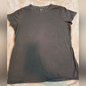 GAP Women's Charcoal Short Sleeve Tee